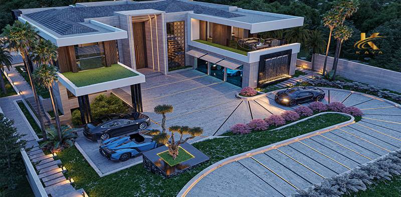 فيلا ب 4 غرف - عمر العقار 5 سنوات 